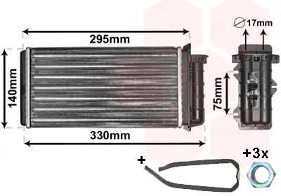 Rabatt VAN WEZEL 17006183 - Wärmetauscher, Innenraumheizung - *** IR PLUS ***