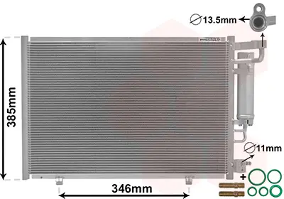 Mega-Angebot VAN WEZEL 18005490 - Kondensator, Klimaanlage - *** IR PLUS ***