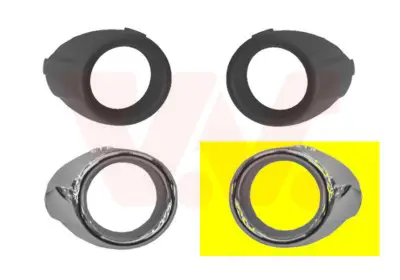 VAN WEZEL 1807595 - Lüftungsgitter, Stoßfänger - ** Equipart ** Günstig