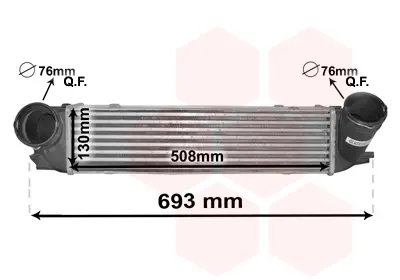 Super-Preis VAN WEZEL 06004473 - Ladeluftkühler