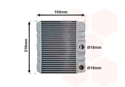 VAN WEZEL 06006211 - Wärmetauscher, Innenraumheizung Heißes Angebot