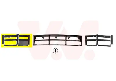 VAN WEZEL 0639592 - Lüftungsgitter, Stoßfänger - ** Equipart ** Billig
