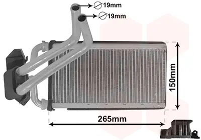 Saisonangebot VAN WEZEL 07006140 - Wärmetauscher, Innenraumheizung