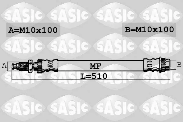 SASIC 6600043 - Bremsschlauch Neue Ware