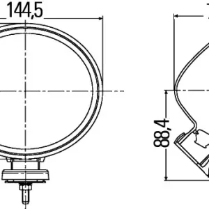 HELLA 1F4 007 893-081 - Fernscheinwerfer Schneller Versand