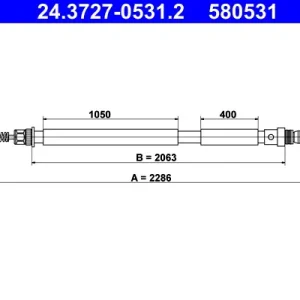 ATE 24.3727-0531.2 - Seilzug, Feststellbremse Heißes Angebot