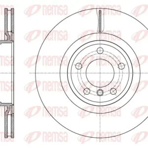 Sichere Zahlung REMSA 61595.10 - Bremsscheibe