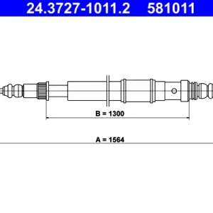 Top-Angebot ATE 24.3727-1011.2 - Seilzug, Feststellbremse