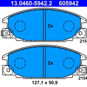 ATE 13.0460-5942.2 - Bremsbelagsatz, Scheibenbremse Top-Angebot