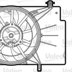 Letzte Chance VALEO 696344 - Lüfter, Motorkühlung