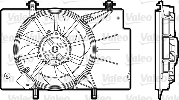 Letzte Chance VALEO 696344 - Lüfter, Motorkühlung