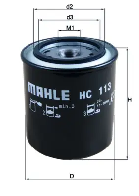 Nur Für Kurze Zeit MAHLE HC 113 - Hydraulikfilter, Automatikgetriebe