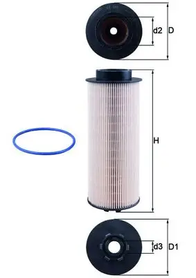 Sonderaktion MAHLE KX 262D - Kraftstofffilter
