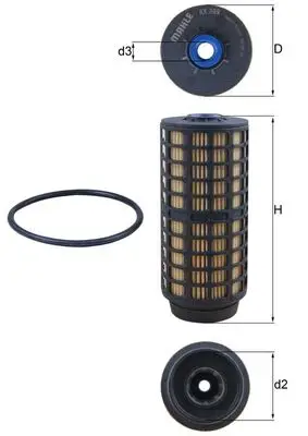 Neu MAHLE KX 399D - Kraftstofffilter
