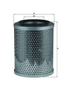 Nur Für Kurze Zeit MAHLE LX 196 - Luftfilter