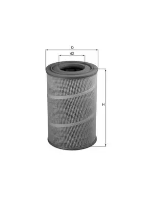 MAHLE LX 560/1 - Luftfilter Bestpreis