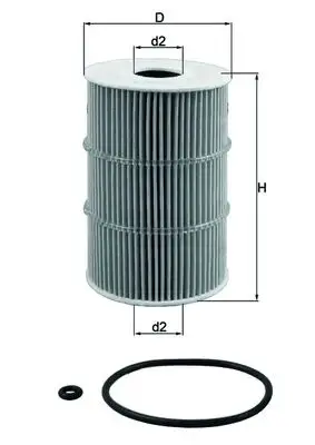 MAHLE OX 378D - Ölfilter Günstig