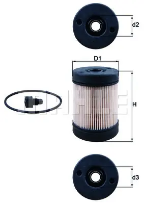 MAHLE UX 2D - Harnstofffilter Solange Der Vorrat Reicht