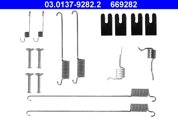 Neuheit ATE 03.0137-9282.2 - Zubehörsatz, Bremsbacken