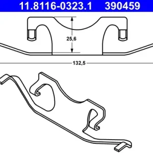 ATE 11.8116-0323.1 - Feder, Bremssattel Sichere Zahlung