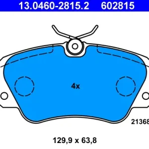 ATE 13.0460-2815.2 - Bremsbelagsatz, Scheibenbremse Begrenztes Angebot