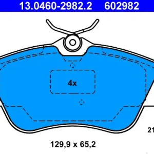 ATE 13.0460-2982.2 - Bremsbelagsatz, Scheibenbremse Begrenztes Angebot