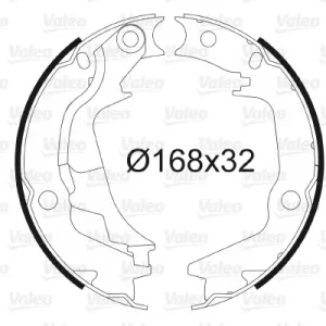 Echt VALEO 564138 - Bremsbackensatz, Feststellbremse