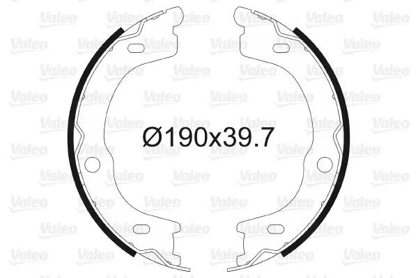 Neuheit VALEO 564188 - Bremsbackensatz, Feststellbremse
