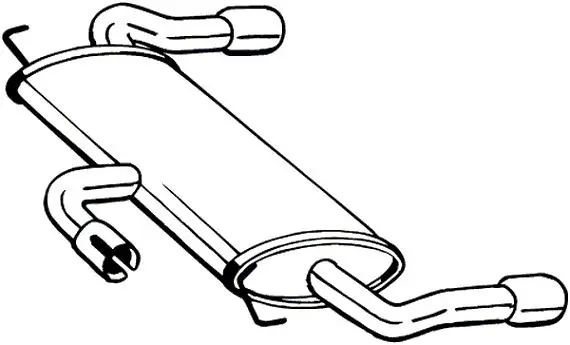 BOSAL 154-507 - Endschalldämpfer Geprüft