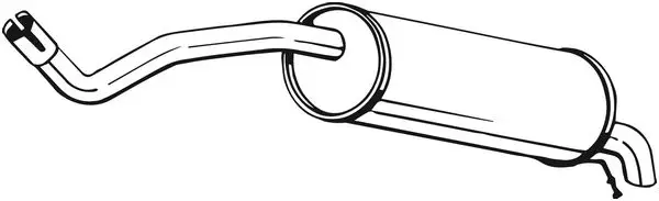 BOSAL 220-043 - Endschalldämpfer Abverkauf