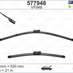 VALEO VF948 Scheibenwischer 577948 - SILENCIO FLAT BLADE SET630mm / 530mm Aktuell