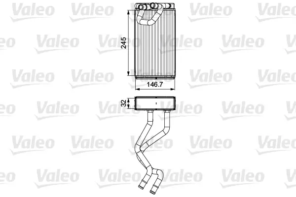VALEO 811547 - Wärmetauscher, Innenraumheizung Angebot