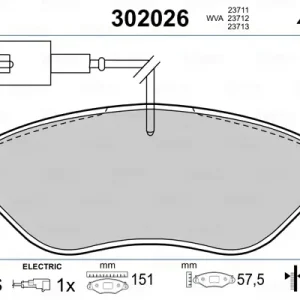 VALEO 302026 - Bremsbelagsatz, Scheibenbremse - FIRST Beliebt