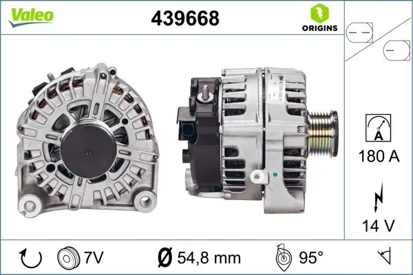 Wochenendangebot VALEO 439668 - Generator - VALEO ORIGINS NEW OE TECHNOLOGY