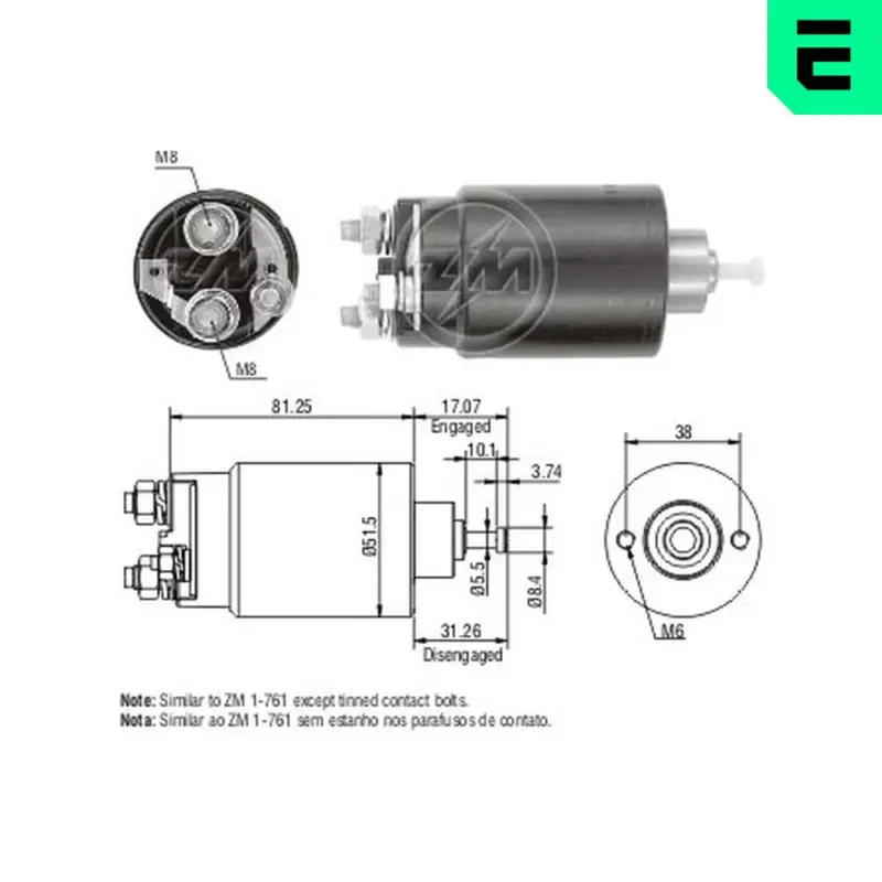 Top-Seller ERA ZM761 - Magnetschalter, Starter