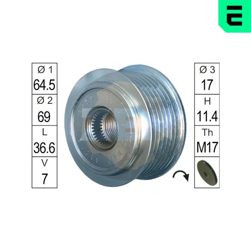 ERA ZN5522 - Generatorfreilauf Billig