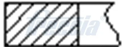 FRECCIA FR10-215000 - Kolbenringsatz Garantierte Lieferung