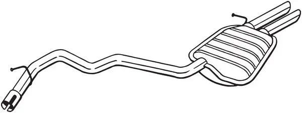 Letzte Chance BOSAL 280-411 - Endschalldämpfer