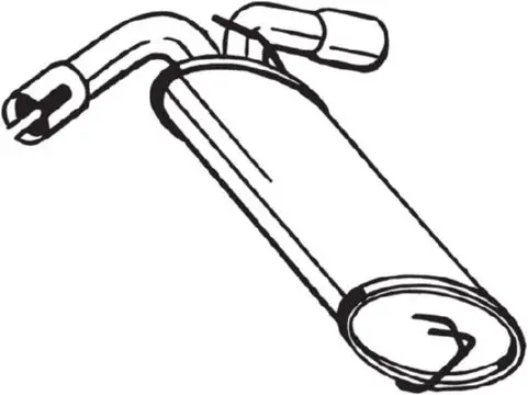 BOSAL 185-495 - Endschalldämpfer Preis Gesenkt
