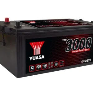 YUASA YBX3625 - Starterbatterie - Super Heavy Duty Battery 220Ah 1150 A 12 V Saisonangebot