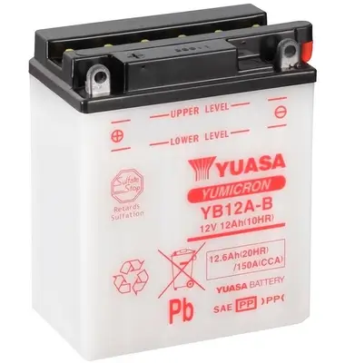 Super-Preis YUASA YB12A-B - Starterbatterie - YuMicron 13Ah 150 A 12 V