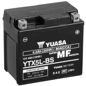 YUASA YTX5L-BS - Starterbatterie - Maintenance Free 4Ah 80 A 12 V Aktuell