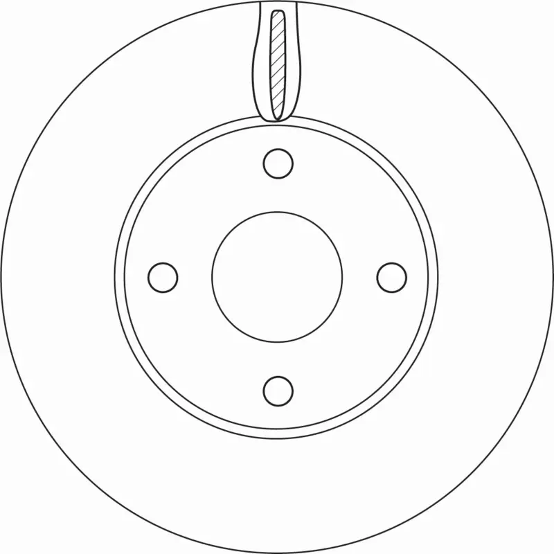 Solange Der Vorrat Reicht TRW DF6593 - Bremsscheibe