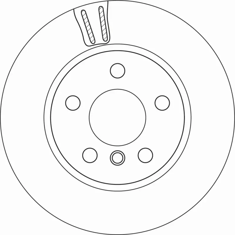TRW DF6715 - Bremsscheibe Versand Am Gleichen Tag
