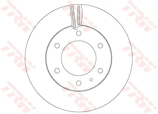 Sale TRW DF6812S - Bremsscheibe - TRW SINGLE