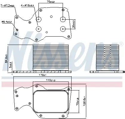 NISSENS 90906 - Ölkühler, Motoröl - ** FIRST FIT ** Neuheit