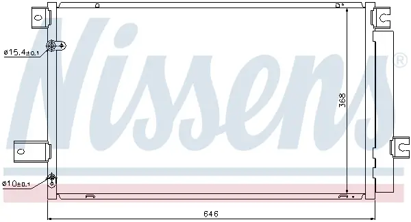 Must-Have NISSENS 940022 - Kondensator, Klimaanlage - ** FIRST FIT **
