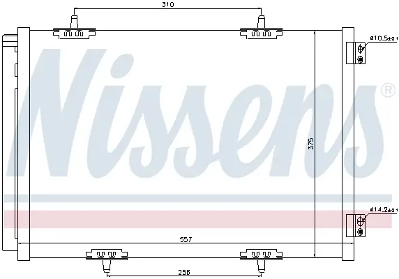 NISSENS 940055 - Kondensator, Klimaanlage - ** FIRST FIT ** Wochenendangebot