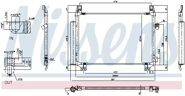 NISSENS 940085 - Kondensator, Klimaanlage Sichere Zahlung