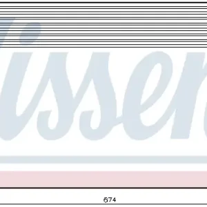 Echt NISSENS 940151 - Kondensator, Klimaanlage